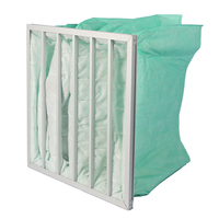 Filtre à air en fibre synthétique HZY à haute efficacité F6/F7/F8, à porosité 2.0m, personnalisable, en promotion