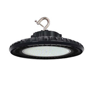150W สำหรับไฟทรงสูงยูเอฟโอ LED 5000K สีอุณหภูมิตะขอเปิดดีไซน์ DLC + ETL ได้รับการรับรองสำหรับคลังสินค้าให้แสงสว่างในอาคารโรงงาน - Product Image 1