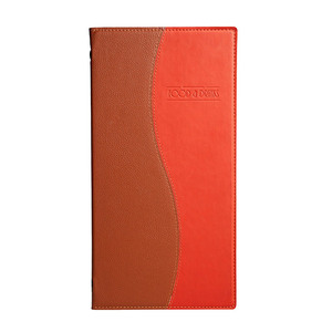 Cubierta de Menú de Cuero Personalizada de Doble Cara al por Mayor con Banda Elástica, Tamaño A4 A5, Porta Menús para Restaurante - Product Image 4