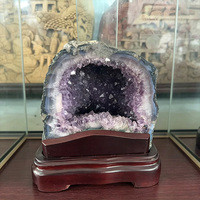 Géode d'améthyste naturelle de haute qualité, grande grappe de cristaux de quartz, pierre de guérison, vente en gros