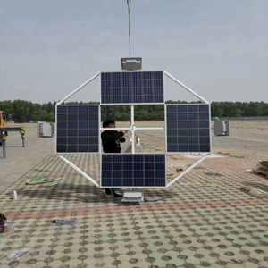 Poste Metálico de Alta Altura con Energía <span class=keywords><strong>Solar</strong></span> para Ahorro de Energía, 18m 22m, Luz LED <span class=keywords><strong>Solar</strong></span> IP65, Garantía de 10 Años para Parques Industriales y Estaciones de Peaje - Product Image 3