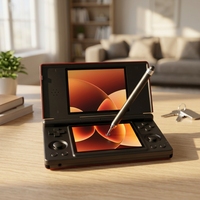 Console de jeu portable Android Anbernic RG DS à bas prix avec écran de 4 pouces, double écran tactile, prise en charge de l'extension par carte TF.