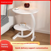 Table basse d'angle moderne personnalisable à double niveau, table d'appoint bon marché pour salon, chambre à coucher