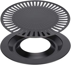 Korean Style Maifan Stone <b>Non</b> <b>Stick</b> Grill Pan Round Home Barbecue Plate for Indoor Cooking and Outdoor BBQ - Product Image 1