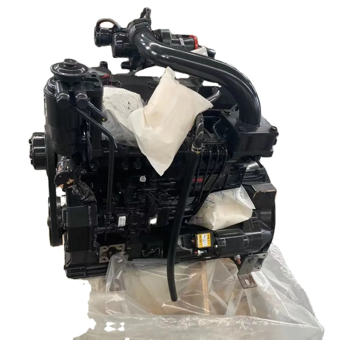 Turbocompressor Tier2 B3.3 80HP Mini Pequeno Motor Diesel para Máquinas de Construção com motor de 4 tempos e bomba para uso industrial