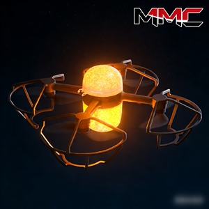 Kit de système de spectacle de drones MMC avec fonction de sortie ou de retour automatique des boîtes, 60 drones synchronisés pour spectacle aérien avec lumières LED - Product Image 1