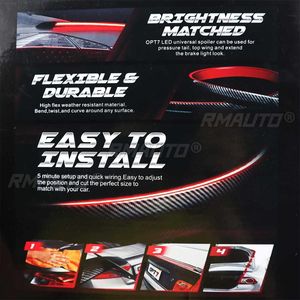 Spoiler LED dynamique universel pour coffre arrière, aileron de toit, clignotant, kit carrosserie pour BMW/Audi/Peugeot/Tesla/VW/Mazda/Passat - Product Image 2