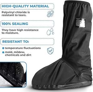 Unisex riutilizzabile nero impermeabile alto Top moto <span class=keywords><strong>bici</strong></span> da pioggia copre uomini donne - Product Image 2