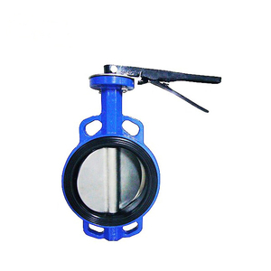 Wafer loại bướm van 150lbs cơ thể gang đĩa SS316 đòn bẩy OP đa tiêu chuẩn đúc painco trong cơ thể - Product Image 1