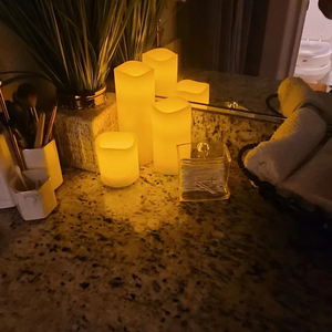 Bougie LED sans flamme à effet flamme vacillante, idéale pour la décoration de mariages, les fêtes d'anniversaire et les décorations de Noël, lumières de Noël - Product Image 2