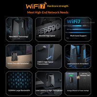 COMFAST CF-987BE Adaptateur Réseau Sans Fil Intelligent Externe WiFi7 Gaming USB3.0 5000Mbps Tri-Bande 6500M En Stock