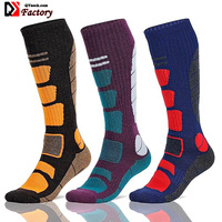 Chaussettes athlétiques personnalisées Select Terry Chaussettes thermiques pour mollets en laine mérinos pour le ski Chaussettes de compression pour le snowboard avec amorti maximal