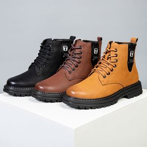 Nouvelles bottes pour hommes automne-hiver 2022, bottes décontractées à tige haute, bottes de travail pour hommes - Product Image 2