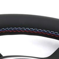 Volant sport M en cuir pleine fleur avec écran LED pour F10 F22 F26 F30 M3 F80 M4 F82 M2 F87 M5 F90 M6 F06 E70 E71 E90 E92