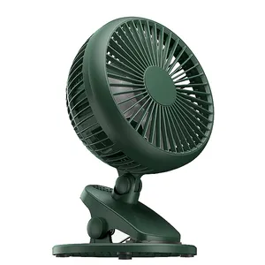 Ventilateur de refroidissement d'air Rechargeable pour poussette de bébé, à Clip, USB, capacité hi-150 mAh, 5 pouces, nouveau, 10000