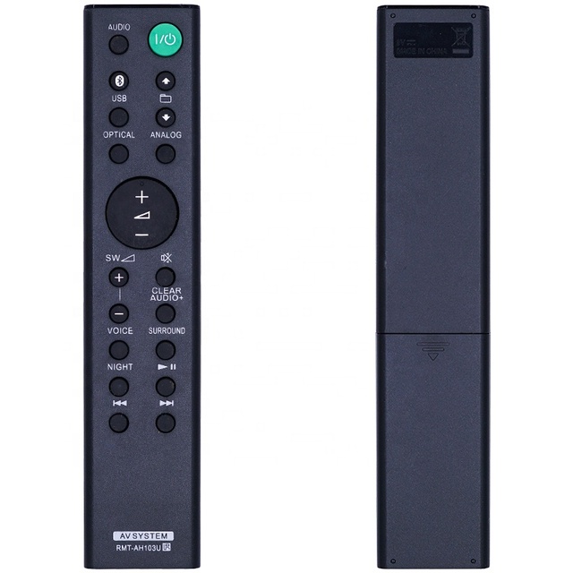ZF New Mini 20 Buttons AV System Remote Control for Sony Sound Bar RMT-AH103U HT-CT80 SA-CT80