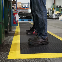 Tapis anti-fatigue industriel en rouleau, mousse PVC, tapis antidérapant pour ligne d'assemblage, station d'emballage, poste de travail en usine