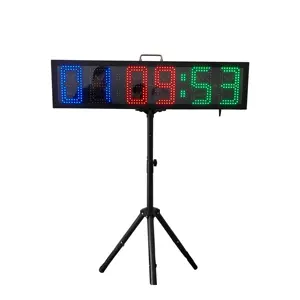 Jhering Large 8 Inch Wall Clock LED Stopwatch Sport Running Countdown Up Timer