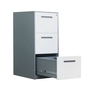 Mueble de Acero Moderno Estilo Americano con 3 Cajones, Estructura KD, Mueble de Hierro para Sala de Estar, Borde Estrecho, Marca BIZOE de China - Product Image 5