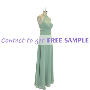 <span class=keywords><strong>Robe</strong></span> de soirée dos nu TEENYEE, col montant, pour femme, couleur <span class=keywords><strong>sauge</strong></span>, idéale pour <span class=keywords><strong>demoiselle</strong></span> d'honneur - Product Image 5