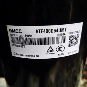 Compresseur frigorifique HYZL ATF400D64UMT 190V 180Hz R410A pour climatisation et stockage frigorifique - Product Image 1