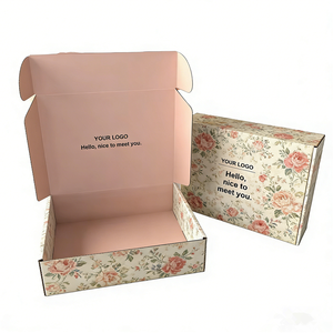 Caja de Regalo de Papel Corrugado con Tira Desprendible y Logotipo Personalizado, Cajas de Envío Autosellables con Impresión Offset - Product Image 2