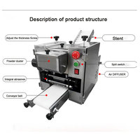 Machine commerciale pour la fabrication de tortillas de farine, de roti, de chapati, de pain pita arabe, de samosas, d'empanadas et de feuilles de pâte à dumplings