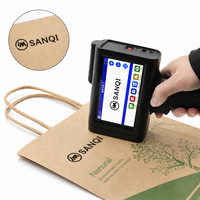 Imprimante à jet d'encre portable de 12,7 mm pour l'impression sur papier, plastique, date de production, date d'expiration, numéro de lot, code QR