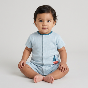 Fabricante de Ropa de Bebé Bordada Personalizada, Ropa Infantil de Algodón Orgánico al por Mayor - Product Image 1