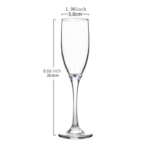 Flûtes à <span class=keywords><strong>champagne</strong></span> jetables en plastique transparent <span class=keywords><strong>de</strong></span> 5,5 oz avec logo personnalisé, verres à vin, gobelets pour les célébrations <span class=keywords><strong>de</strong></span> mariage, les fêtes <span class=keywords><strong>de</strong></span> remise <span class=keywords><strong>de</strong></span> diplômes - Product Image 2