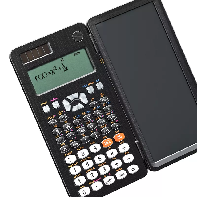 New Scientific Calculator with Writing PAD 15 Digits Dual Power Calculator