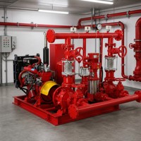Équipement industriel à commande intégrée haute pression, ensemble de pompes incendie diesel et électriques, système de lutte contre l'incendie