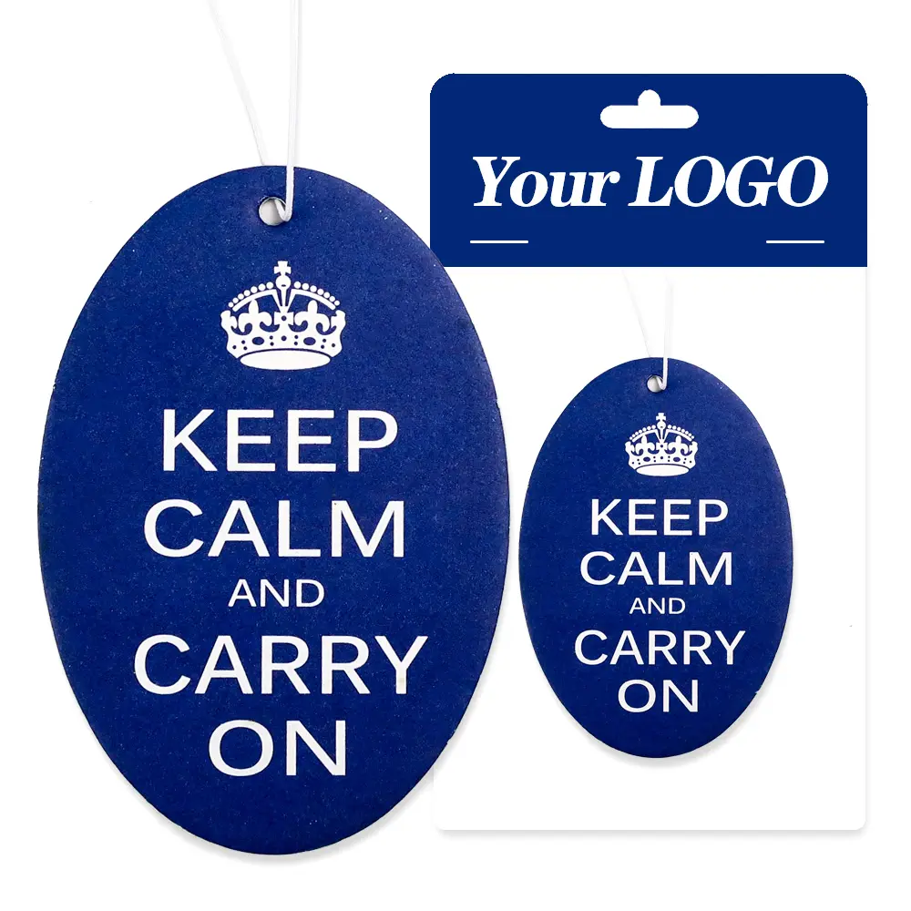 Sublimation personalised room luxury custom logo paper car scent air freshener wholesale manufacturers in truck shape