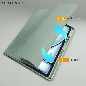 SYX universale trigold custodia per <span class=keywords><strong>Tablet</strong></span> in pelle TPU <span class=keywords><strong>Cover</strong></span> per penna con Slot per Apple <span class=keywords><strong>Ipad</strong></span> 1/<span class=keywords><strong>2</strong></span> d'aria <span class=keywords><strong>ipad</strong></span> 9.7/10.9/12.9 2017 2018 - Product Image 4