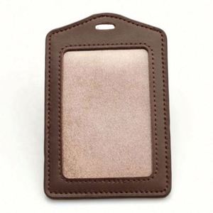 High Quality Soft PU Business Card <b>Holder</b> Fashionable <b>ID</b> Card Badge <b>Holder</b> 3 in Custom Brand From Premium Supplier - Product Image 5