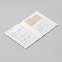 Dépliant en papier couché personnalisé imprimé en couleur Logo bon marché pour livret Manuel de l'utilisateur Plier les prospectus Emballage Services d'impression