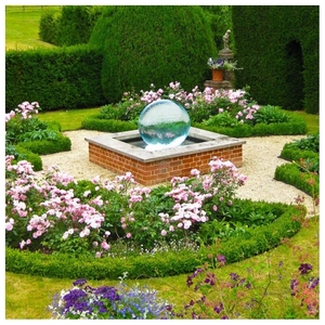 <span class=keywords><strong>Fontaines</strong></span> d'eau extérieures pour jardins et parcs, boules de fontaine en acier inoxydable 304, écran LED, couleur et taille personnalisées, OEM/ODM disponibles - Product Image 3