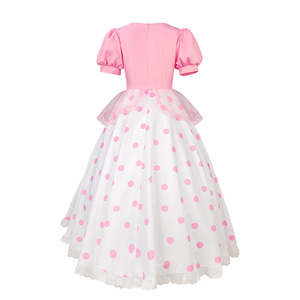Disfraz de Cosplay de Bo Peep de Toy Story, Vestido de Mucama con Lunares Rosas, para Actuaciones y Fiestas de Halloween, Venta Directa de Fábrica - Product Image 4
