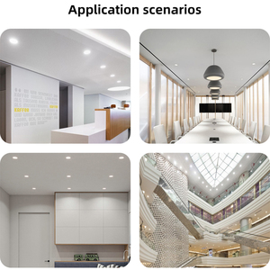 Chiếu sáng trong nhà tiết kiệm năng lượng Trần Bảng điều chỉnh 6 inch Dimmable lõm Slim nhúng vuông <span class=keywords><strong>LED</strong></span> Bảng điều chỉnh ánh sáng - Product Image 5