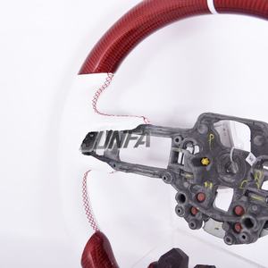 พวงมาลัยรถสปอร์ตคาร์บอนไฟเบอร์หนังแท้ LED สำหรับฟอร์ด<span class=keywords><strong>2022</strong></span>สไตล์ใหม่ออกแบบได้ตามต้องการ - Product Image 2