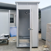 Serbatoio d'acqua mobile per WC da cantiere ed eventi all'aperto, contenitore sanitario di emergenza in pannelli sandwich resistenti