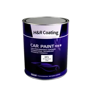 factory direct selling acrylic car paint 2k audi black finish paint