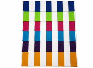 High quality Modern Checkered <b>Beach</b> <b>Towel</b> Rectangle Adult Summer Multicolor Patterned <b>Towel</b> seller from India - Product Image 1