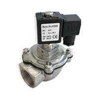 Vanne à impulsion DMF pour le nettoyage des dépôts, vanne d'évacuation des poussières à angle droit en alliage d'aluminium, électrovanne à air pulsé DMF-Z-25 DMF-Z-40