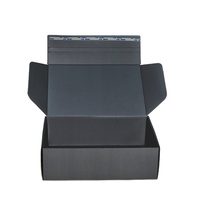 Caja de Envío Reutilizable Ecológica de Papel de Arte Impreso Personalizado con Cierre Magnético de Lámina Dorada y Asa para Ropa y Zapatos