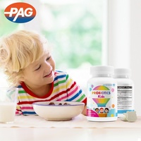 Complément alimentaire pour enfants : Soutien digestif et immunitaire – 60 comprimés à croquer de poudre de probiotiques Lactobacillus