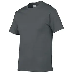 Hoge Kwaliteit Kleding Promotionele T-Shirt Afdrukken Custom Korte Mouw Unisex Zachte Ronde Hals 100% Katoenen T-Shirt