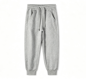 Pantalones Deportivos de Felpa Suave para Niños, 390g, Mezcla de Algodón, Corte Regular, con Bolsillos, para Niños y Niñas, Tallas 100-150, 2 Colores - Product Image 2