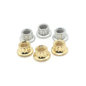 Dadi flangiati M7 in acciaio personalizzati OEM 12 dadi a punta per ruota - Product Image 3