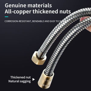 Tuyau de <span class=keywords><strong>douche</strong></span> flexible antidéflagrant avec connexion universelle pour la distribution de tuyau d'eau de chauffe-eau de <span class=keywords><strong>douche</strong></span> - Product Image 4